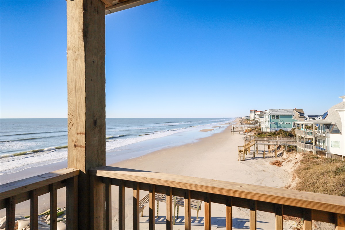 Surf Revival's view down the beach