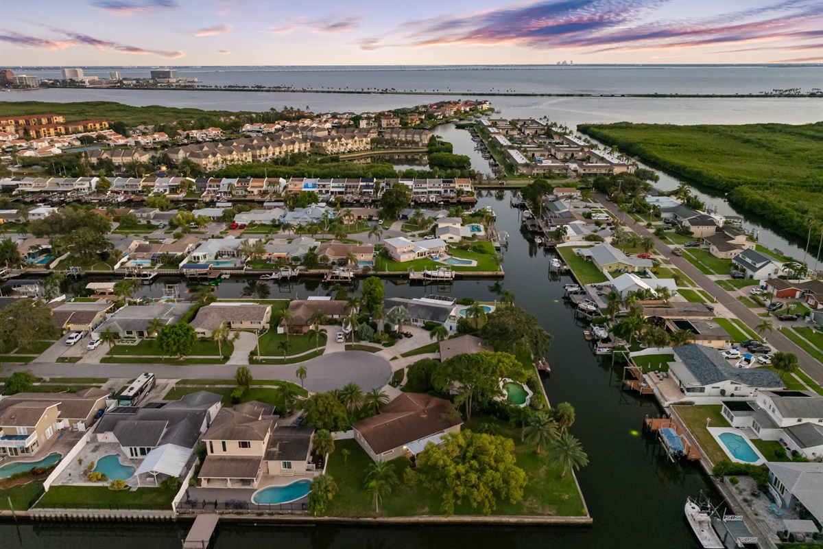 Aerial View of the Neighborhood