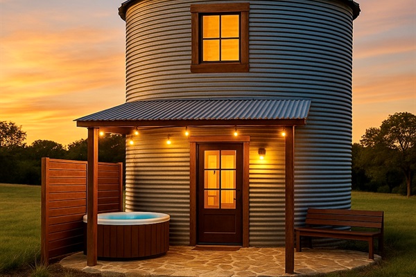 Rendering of the small silos  (coming Spring '26)