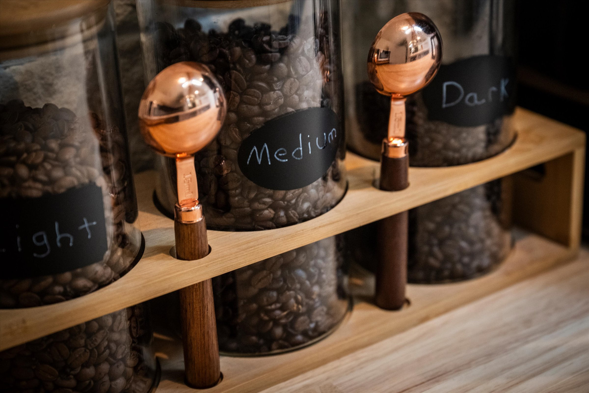 Whole Bean coffee bar!