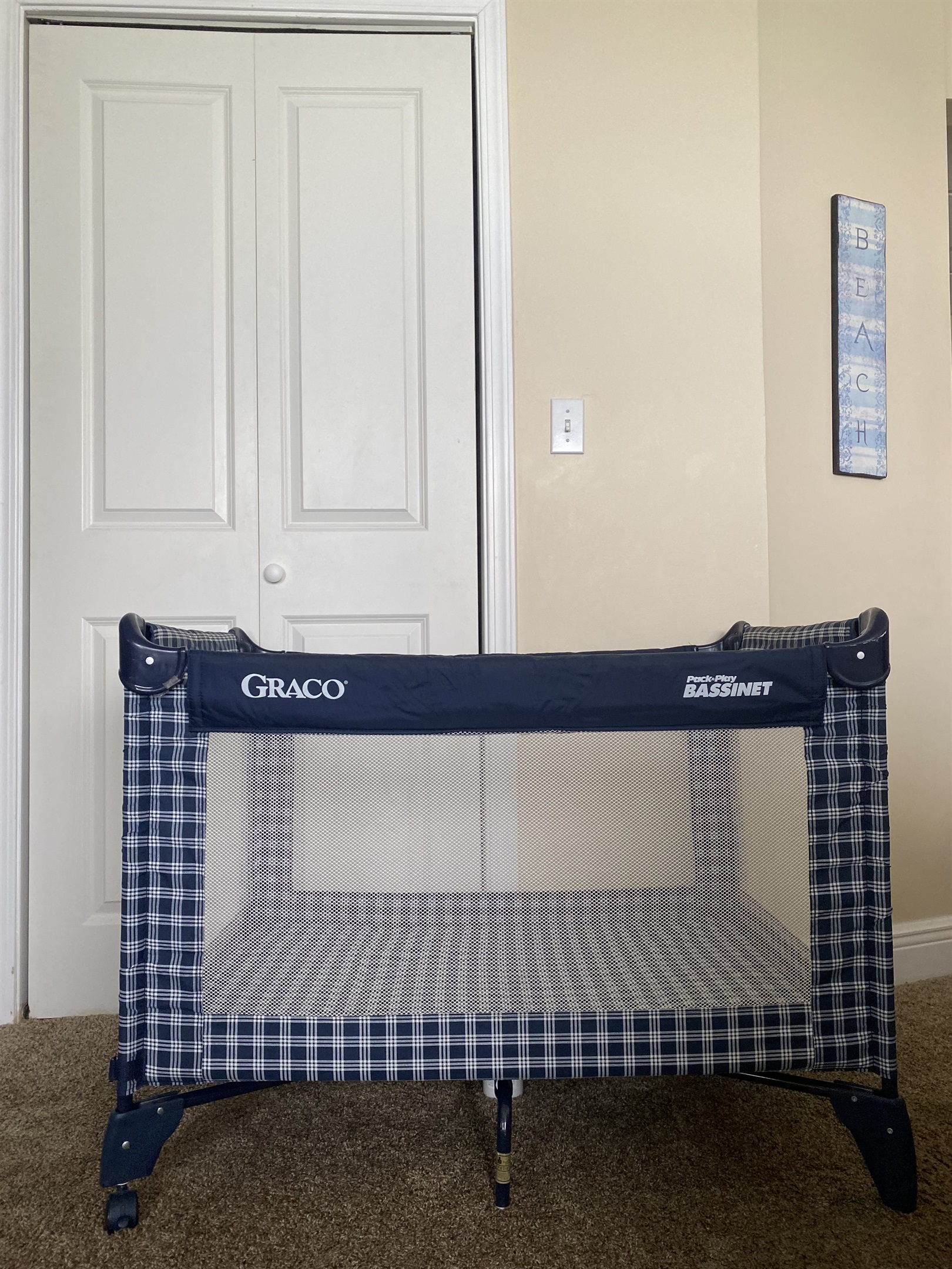 Pack n Play and High Chair booster available