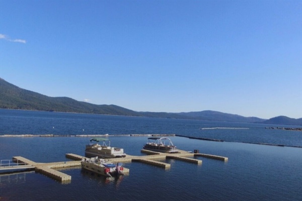 Marina for boating and lake fun!