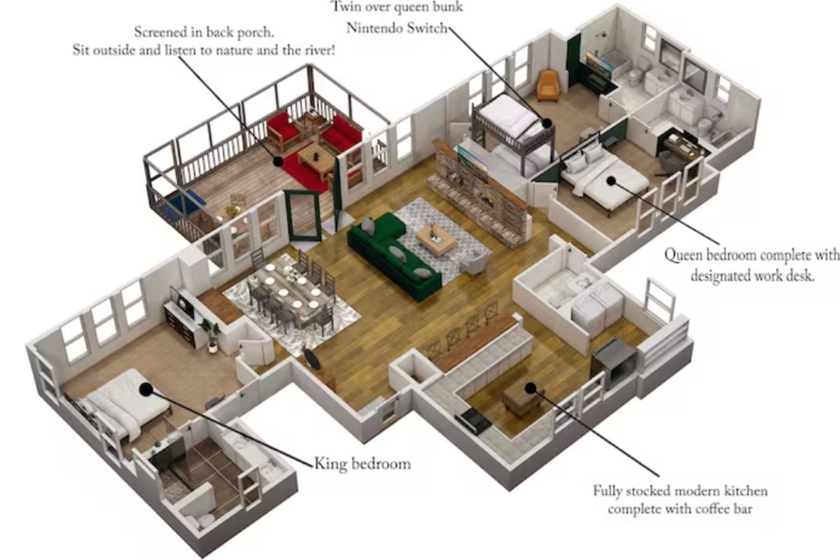 3D Layout of the Home