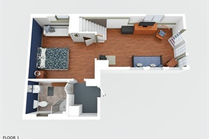 Lower level with walk out to water front