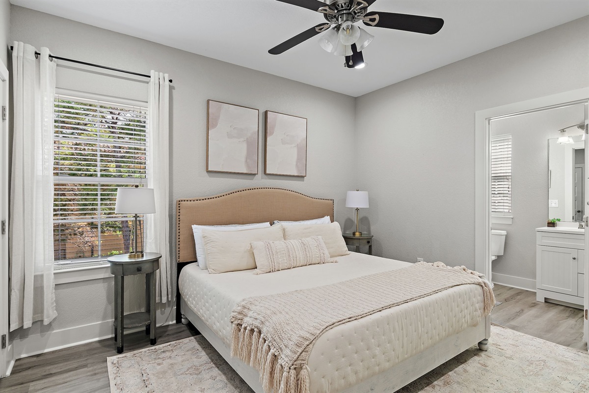 Bedroom #4: King Suite (Second Floor)