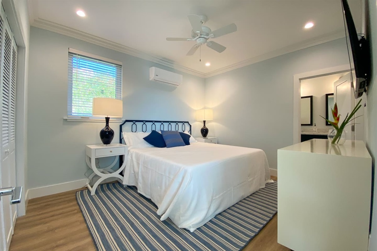 Relax in luxury in the elegant master suite.