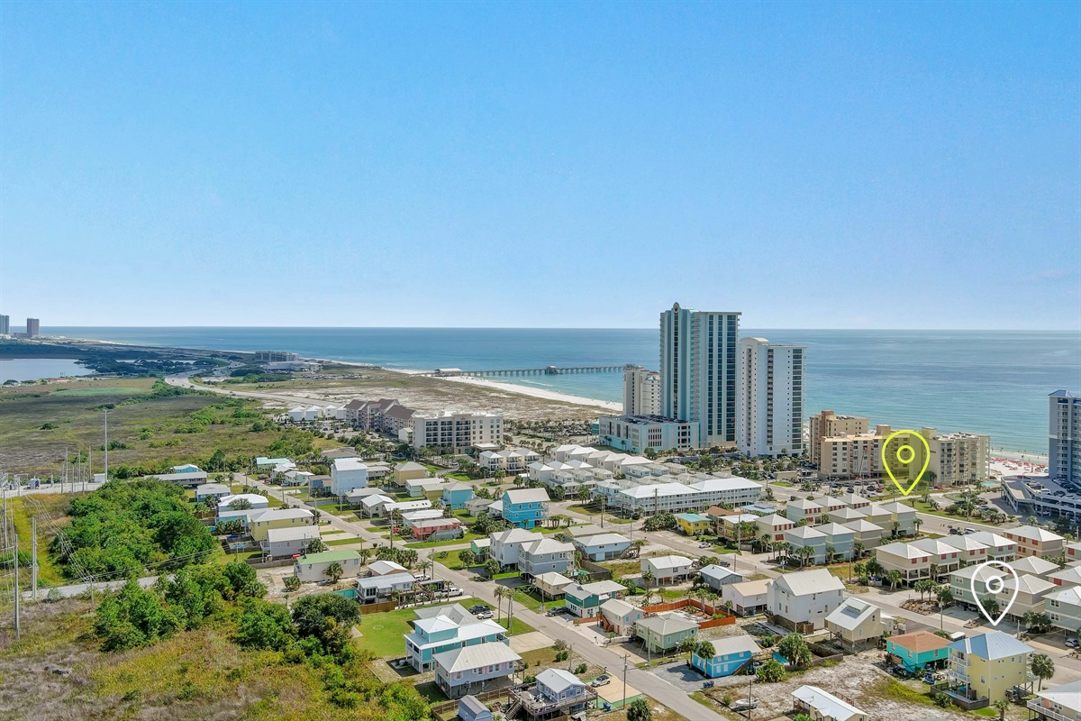 Unbelievable views from sunny Gulf Shores. Deeded Beach access is is just a short 3 minute walk.