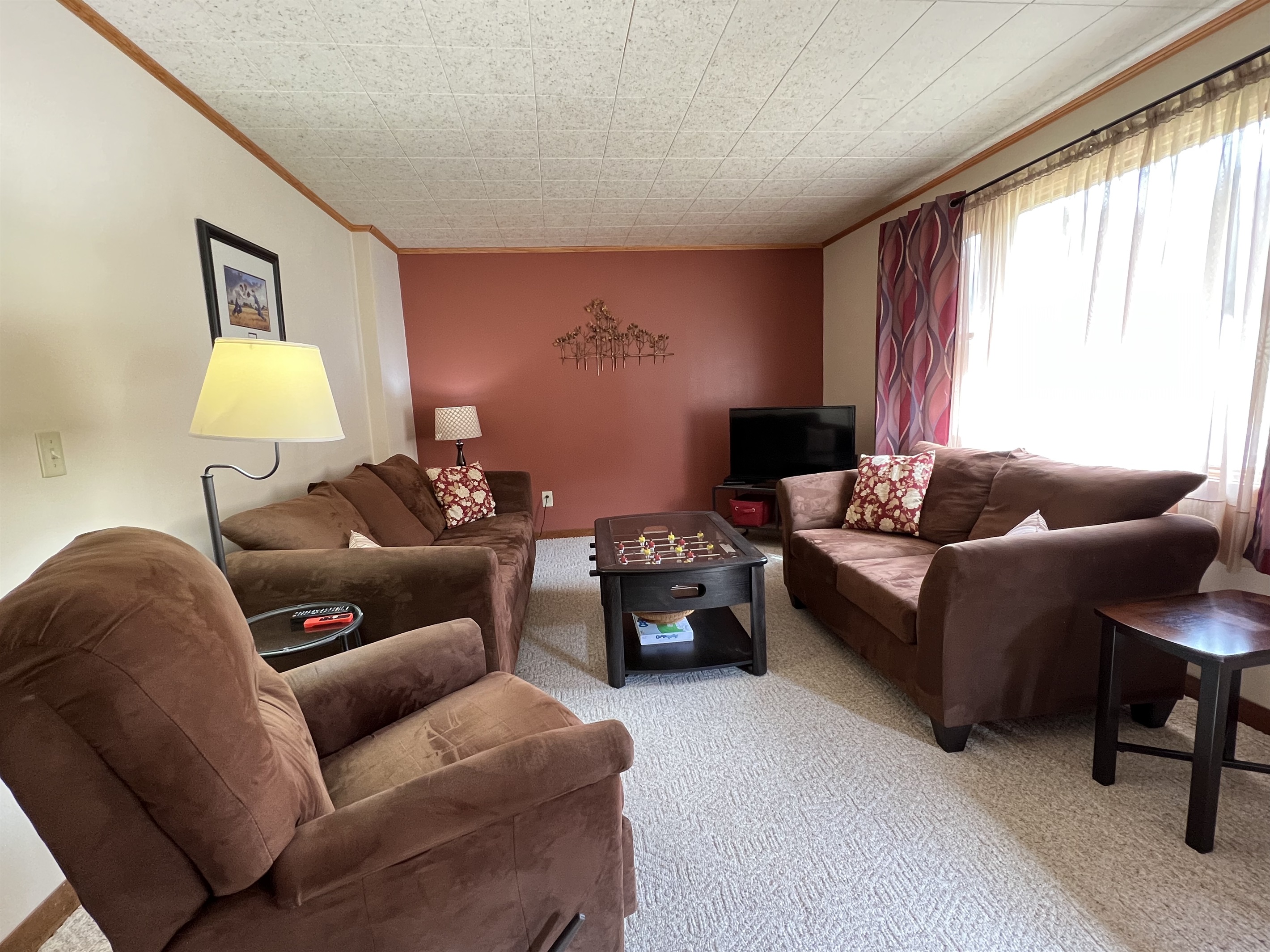 Enjoy lots of natural light in living room