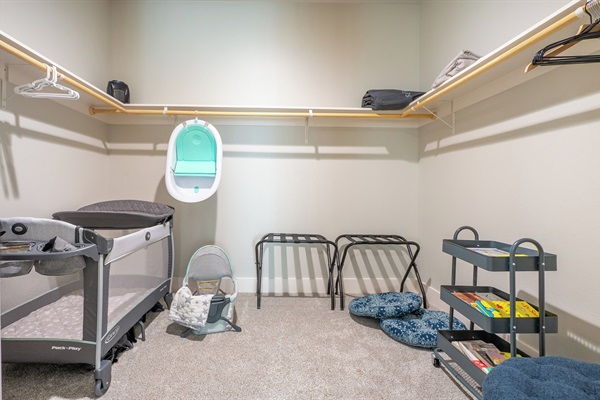 Upstairs Master Walk-In Closet