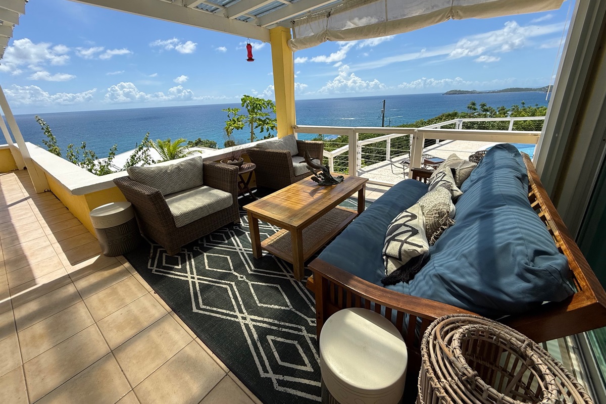 Gorgeous views from this sitting area.