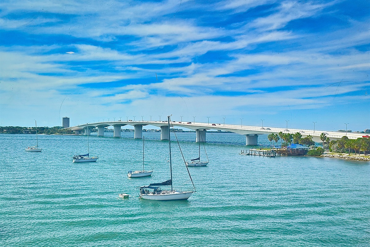 Ringling Bridge on Sarasota Bay