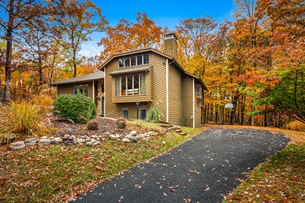 Welcome to your mountain home-away-from-home — cozy, private, and wrapped in beautiful forest views.