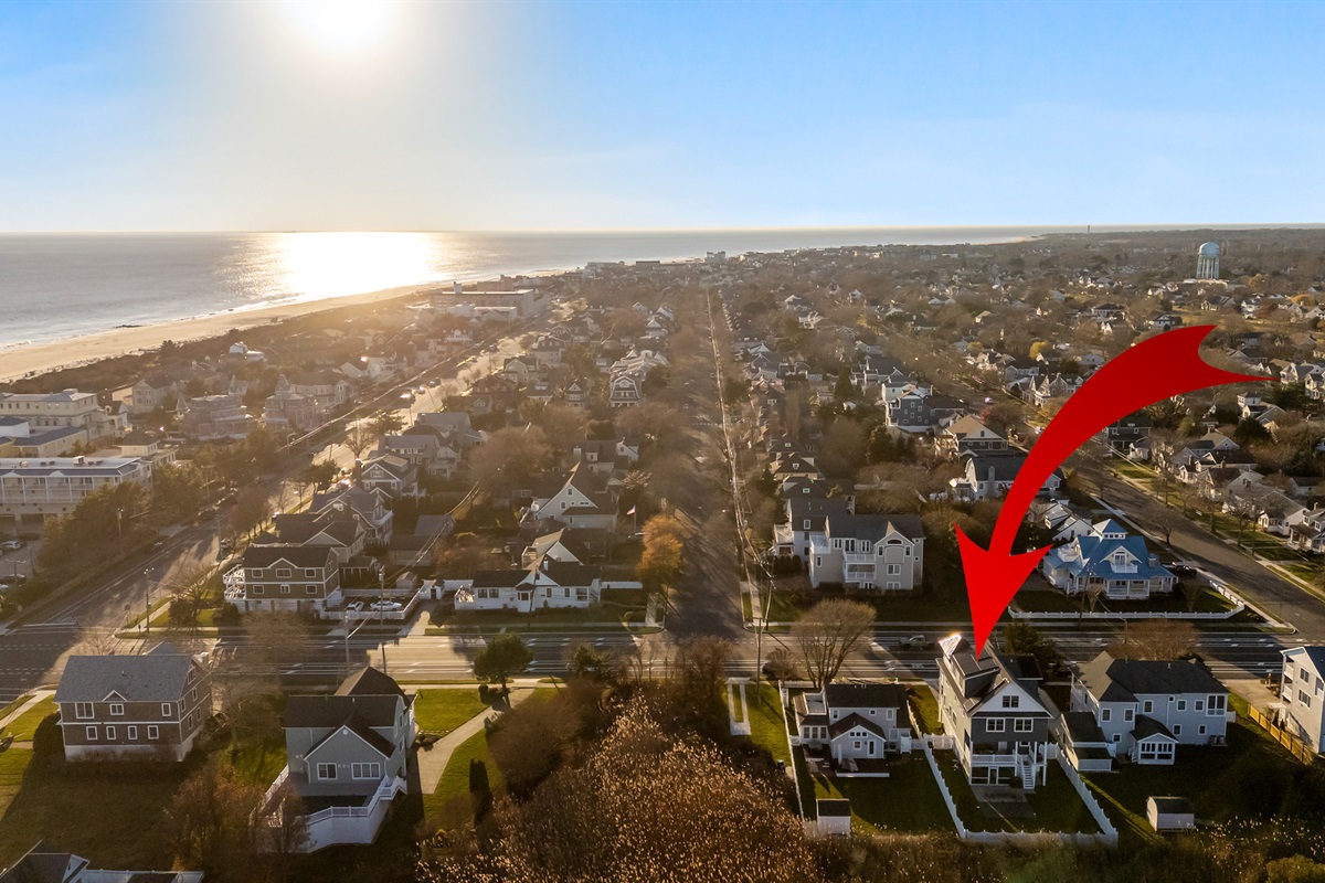 Aerial View Of Property Showing Close Proximity To Beach