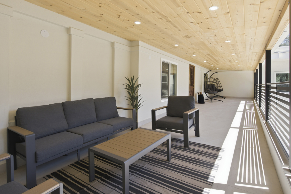 From poolside relaxation to this space has it all.