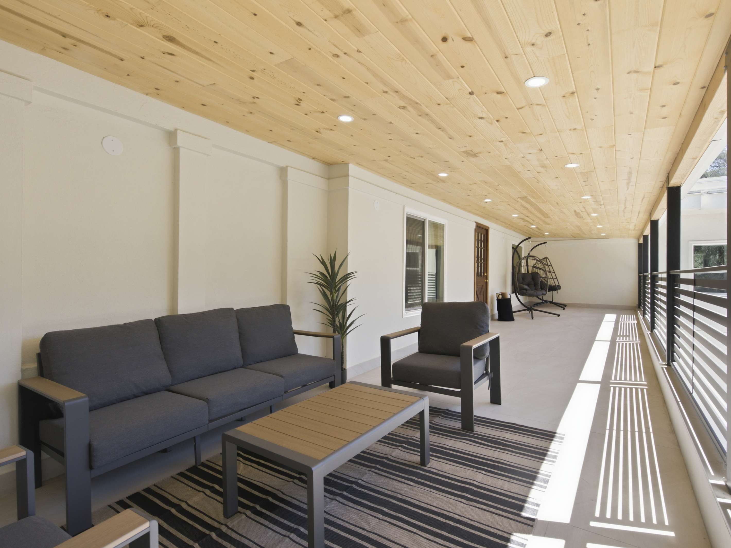 From poolside relaxation to this space has it all.
