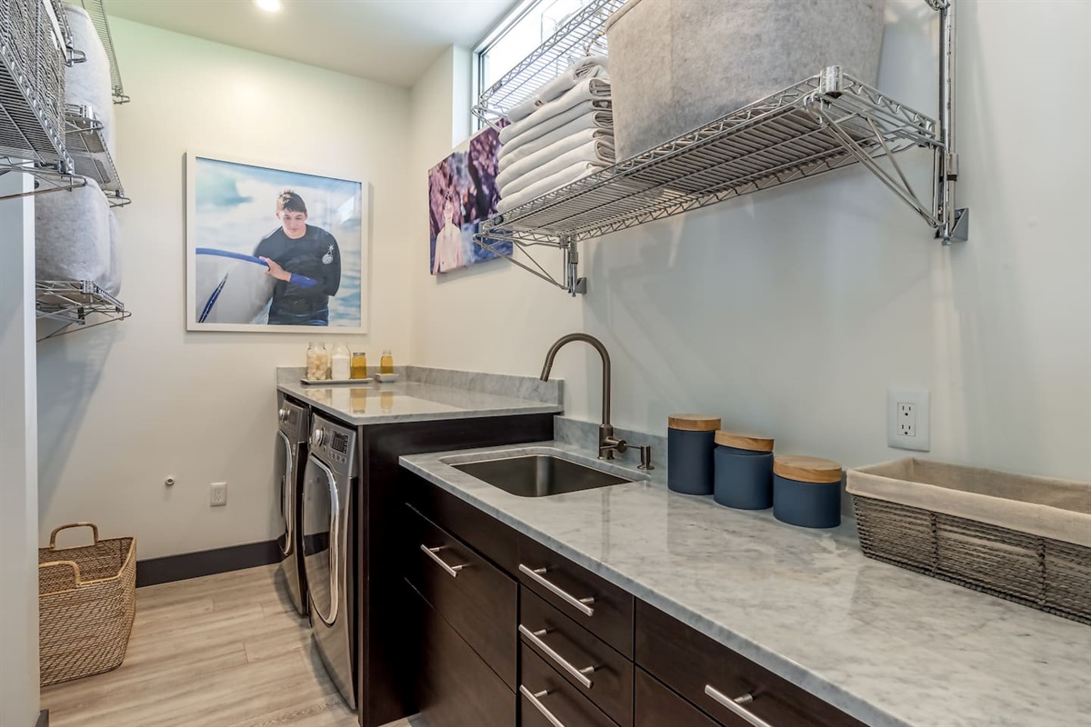 First floor laundry room