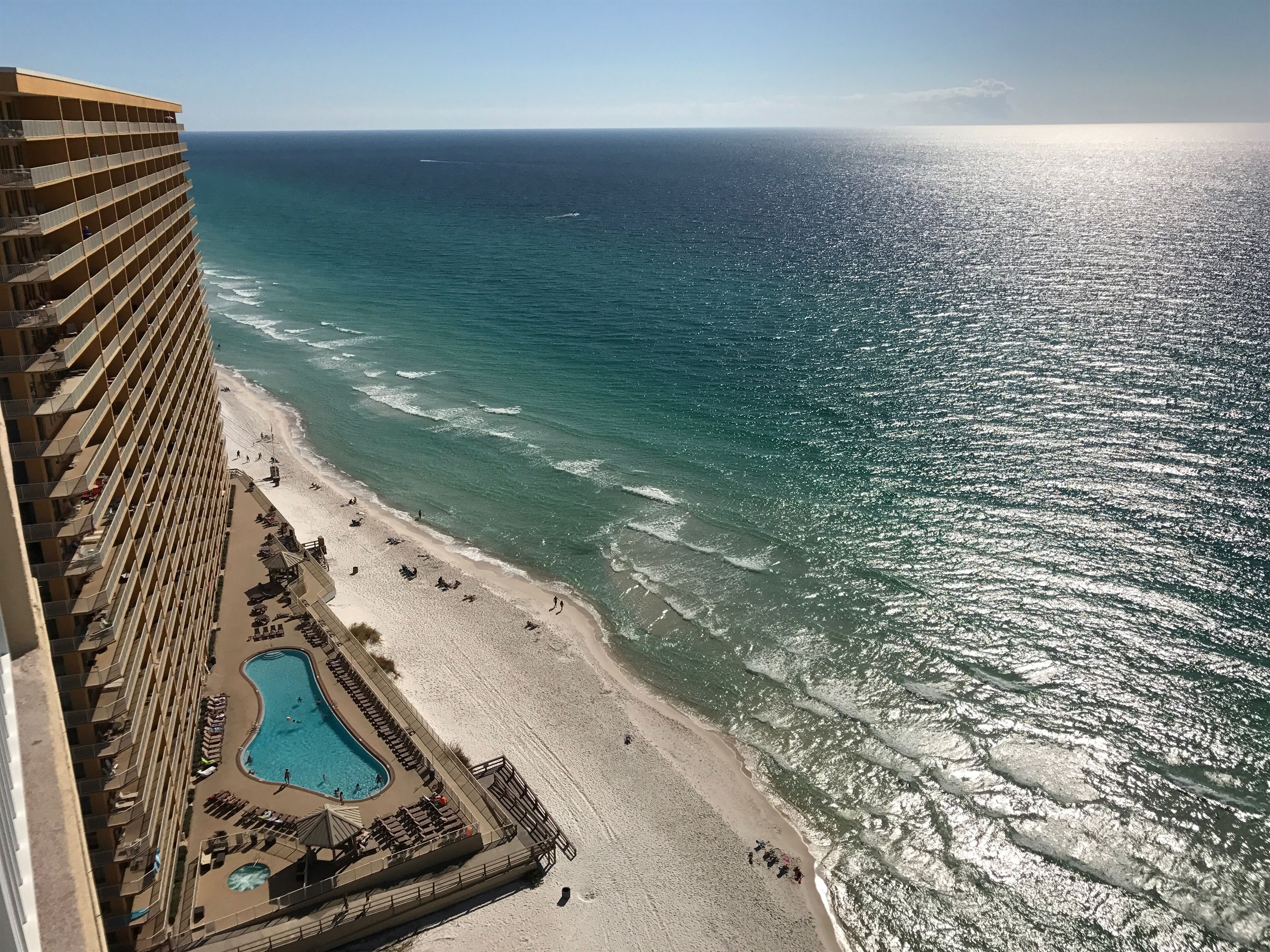Looking East from our 22nd floor balcony!