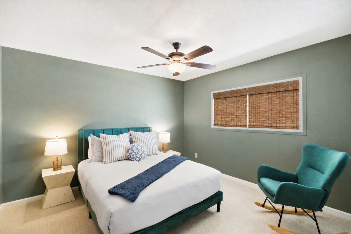 Bedroom #2 comes with a queen bed and high-end sheets!