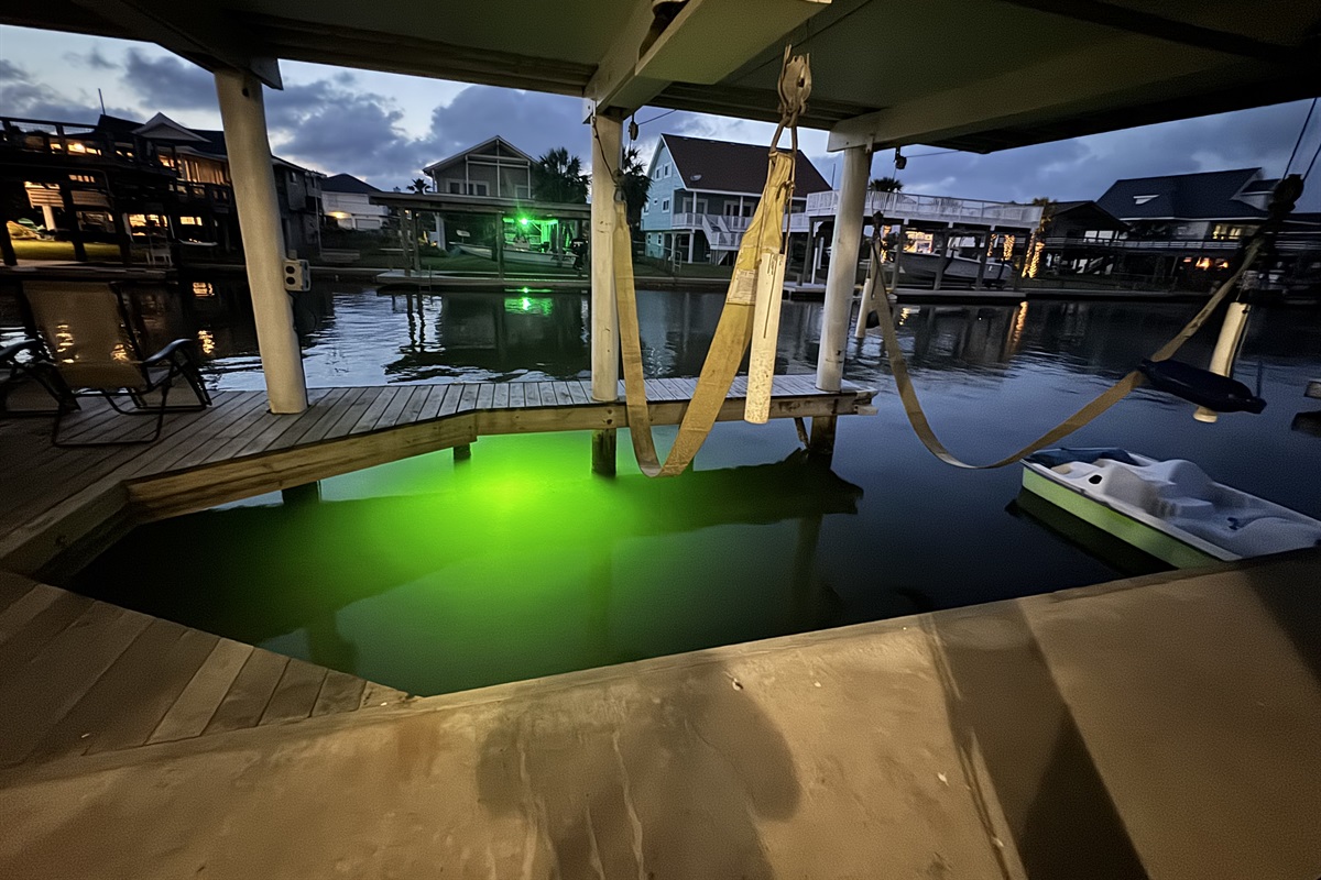 Fishing lights on property