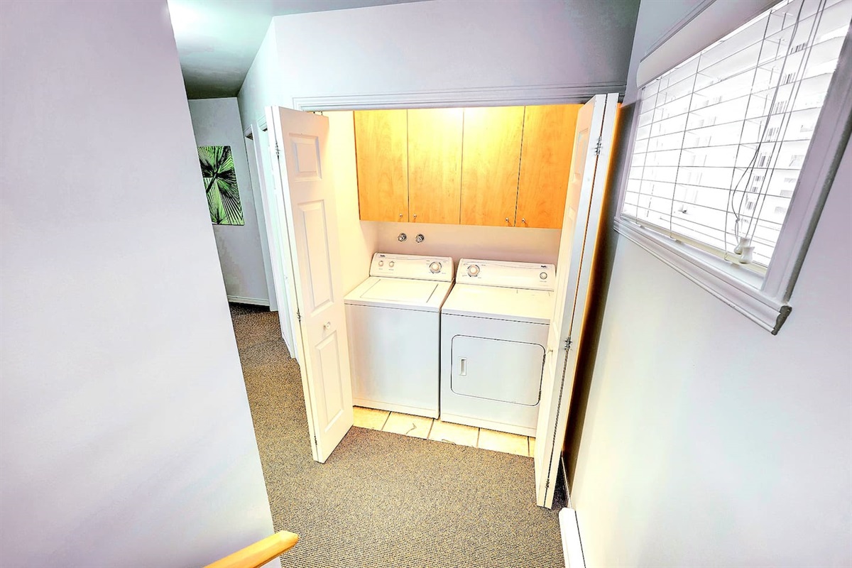 Enjoy a relaxing bath in this spacious bathroom.