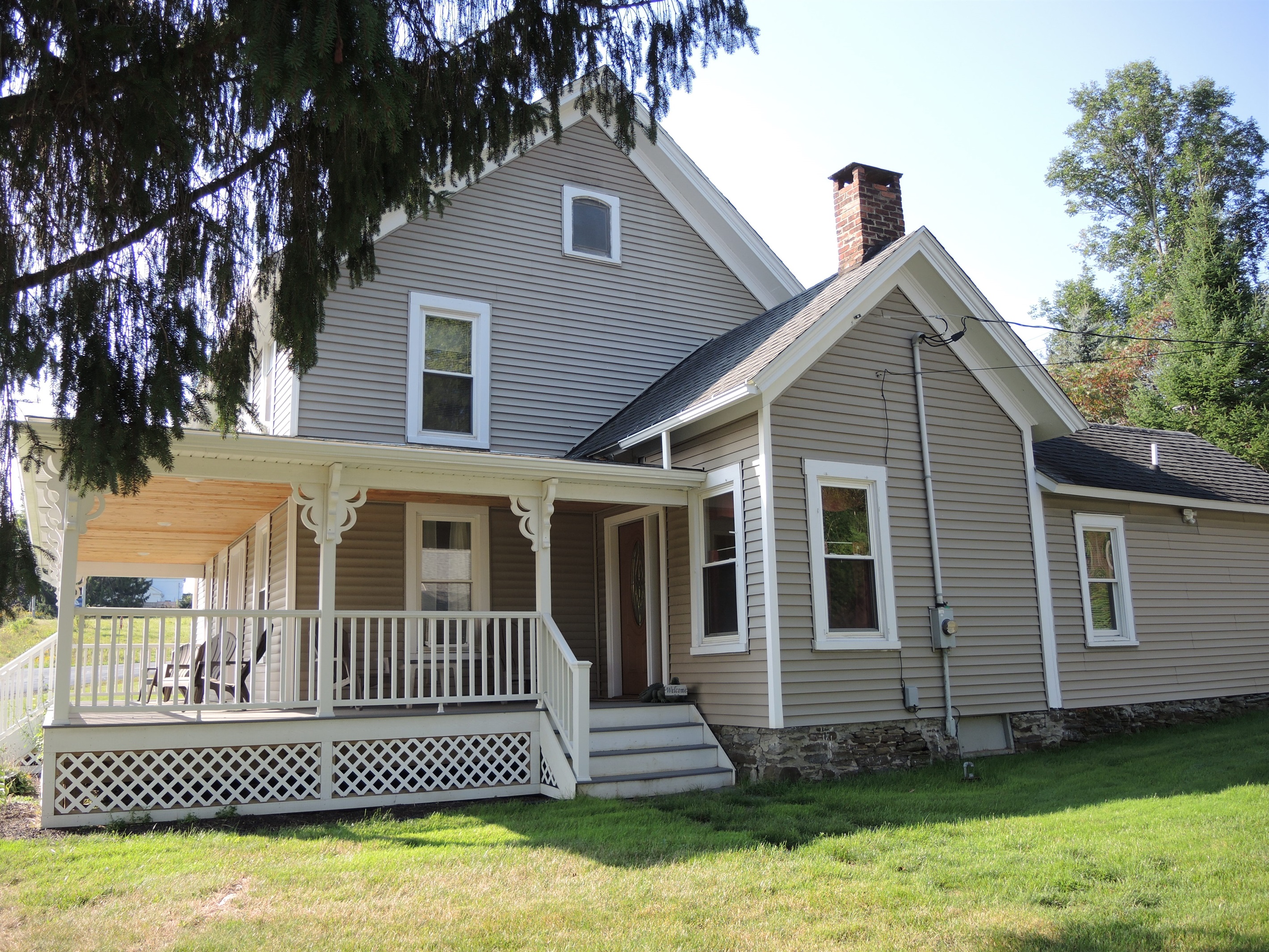 Alan's Corner wrap around porch