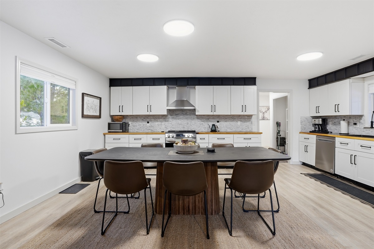 Bright, open layout perfect for large families.