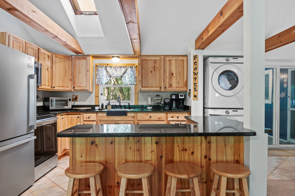 Island in the kitchen