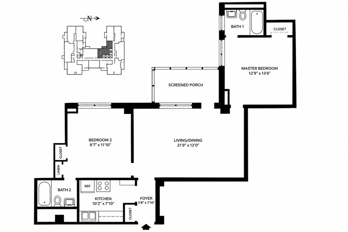 View the condo floor plan to better understand the layout, room locations, and available space so you can plan your stay more comfortably.