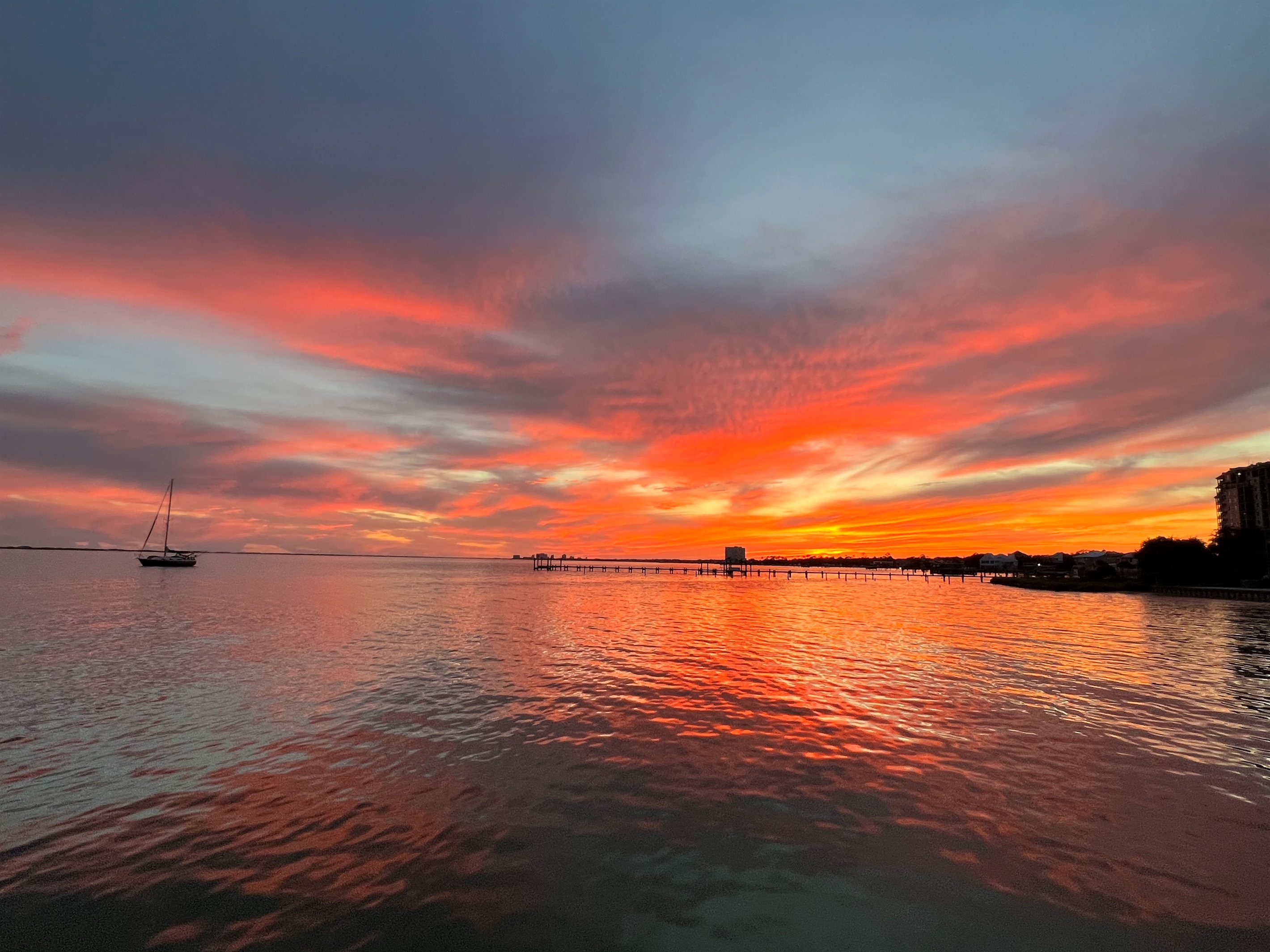 Beautiful sunsets from the balcony