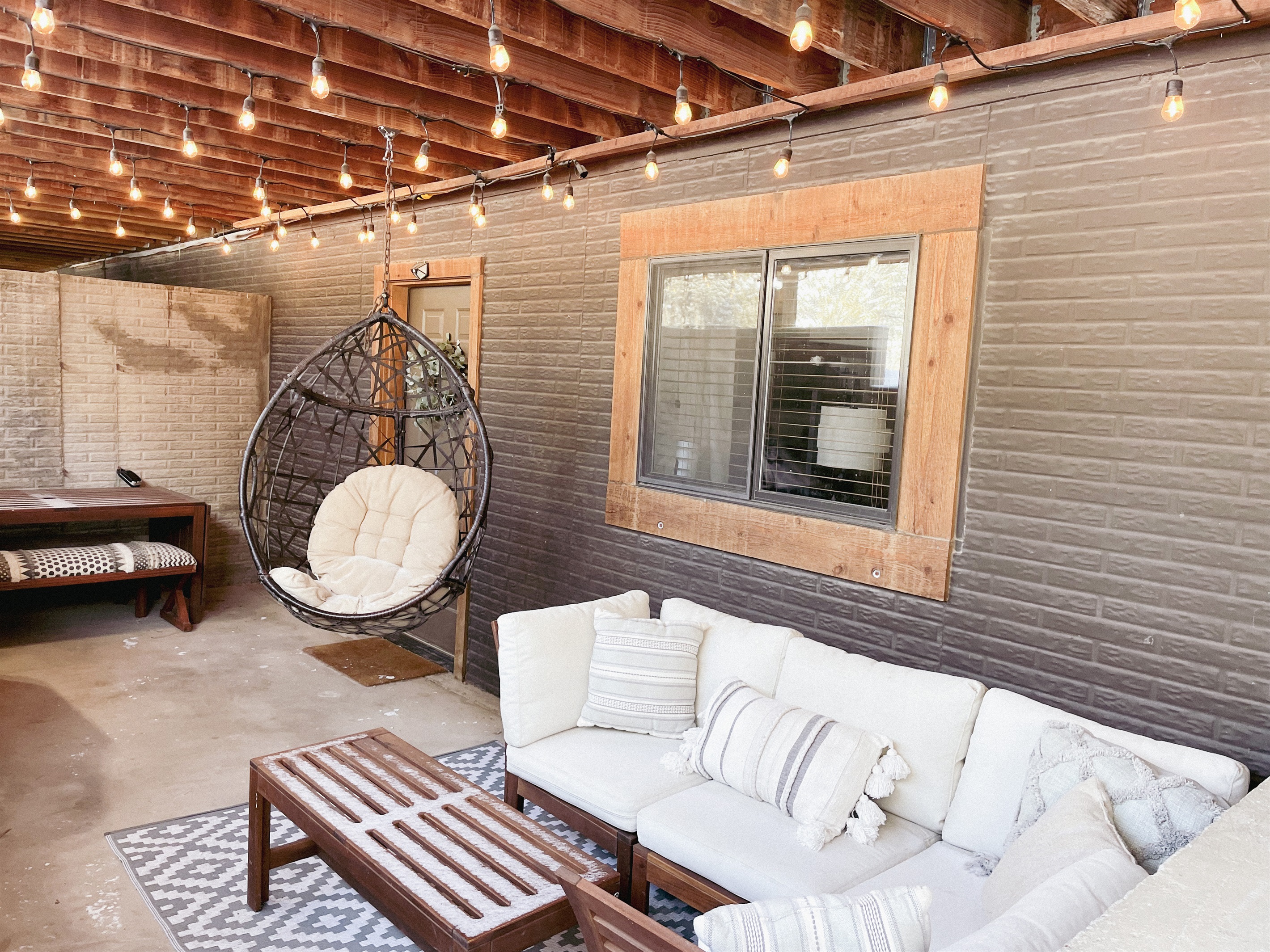 Basement outdoor entrance