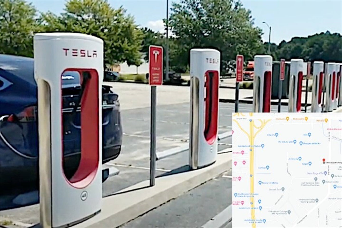 Our house is about 5 minutes from a Tesla Supercharging station.