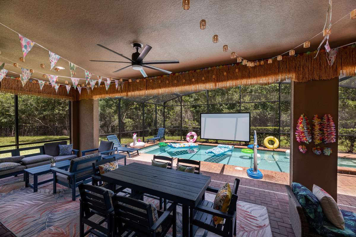 House Pool and Patio Space