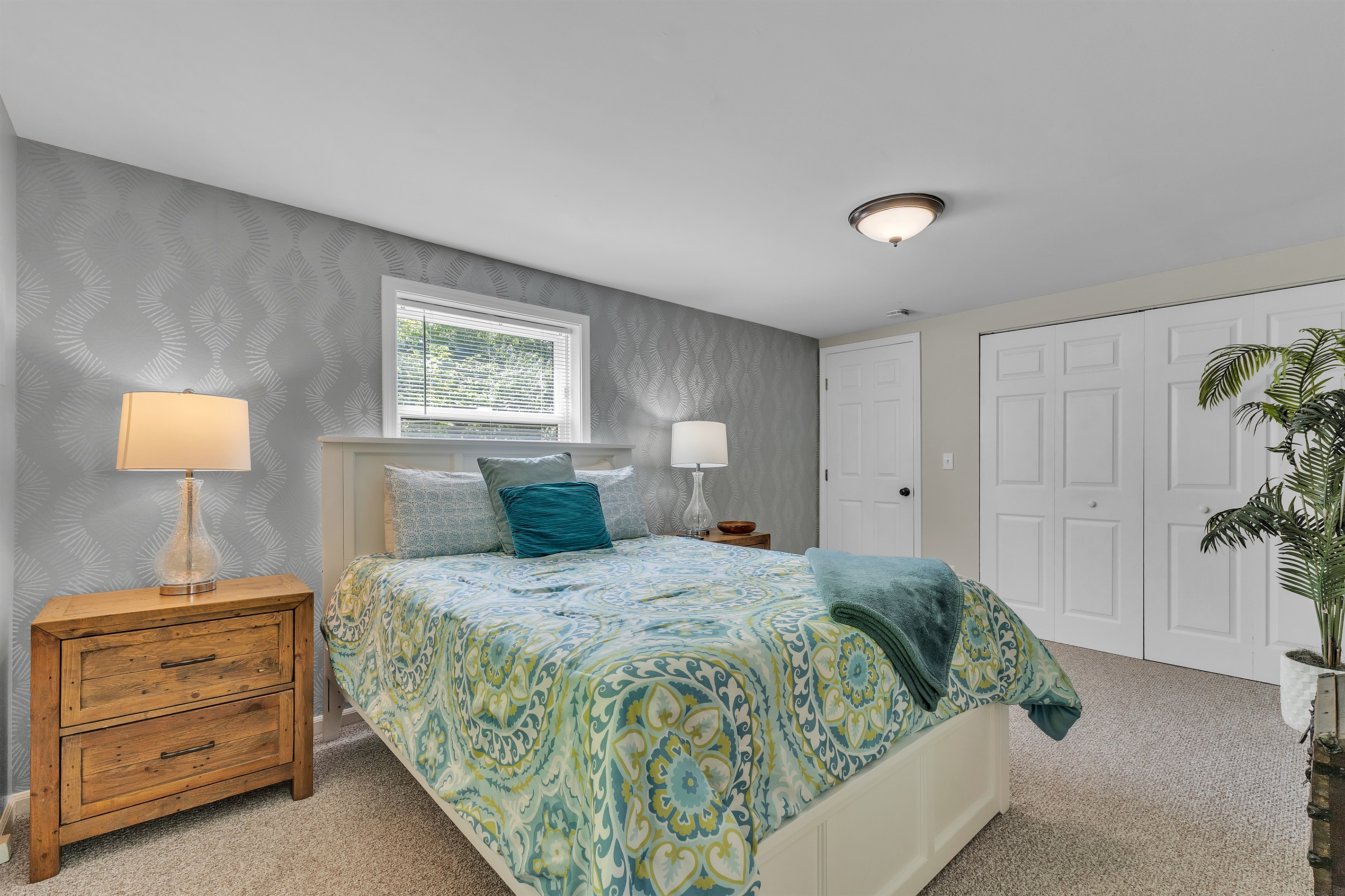 Bedroom #1, Queen w/ Single Trundle. Ensuite Bathroom