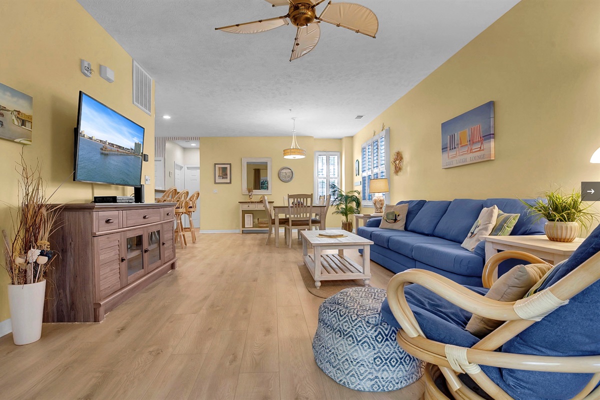 Living Room with sofa bed