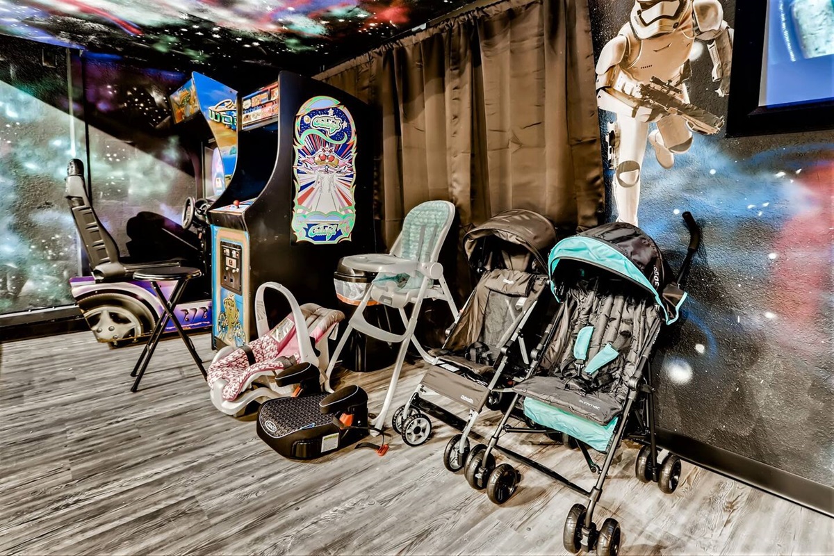 high chair, strollers, car seat, booster, pack n play