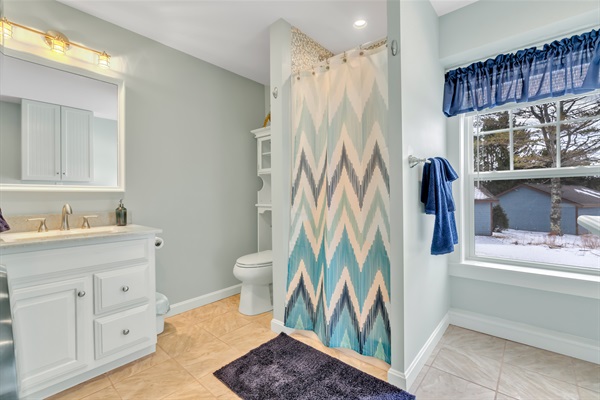 Lower Level Bathroom / Laundry Area