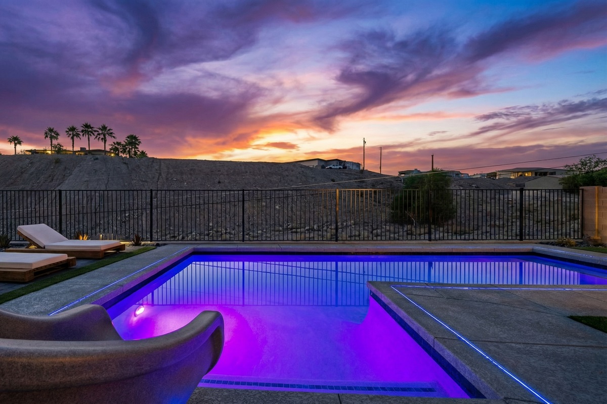 Pool and waterslide for hours of fun!