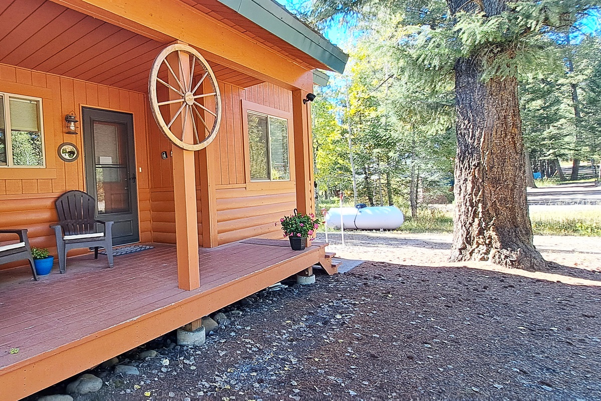 BBQ and front porch