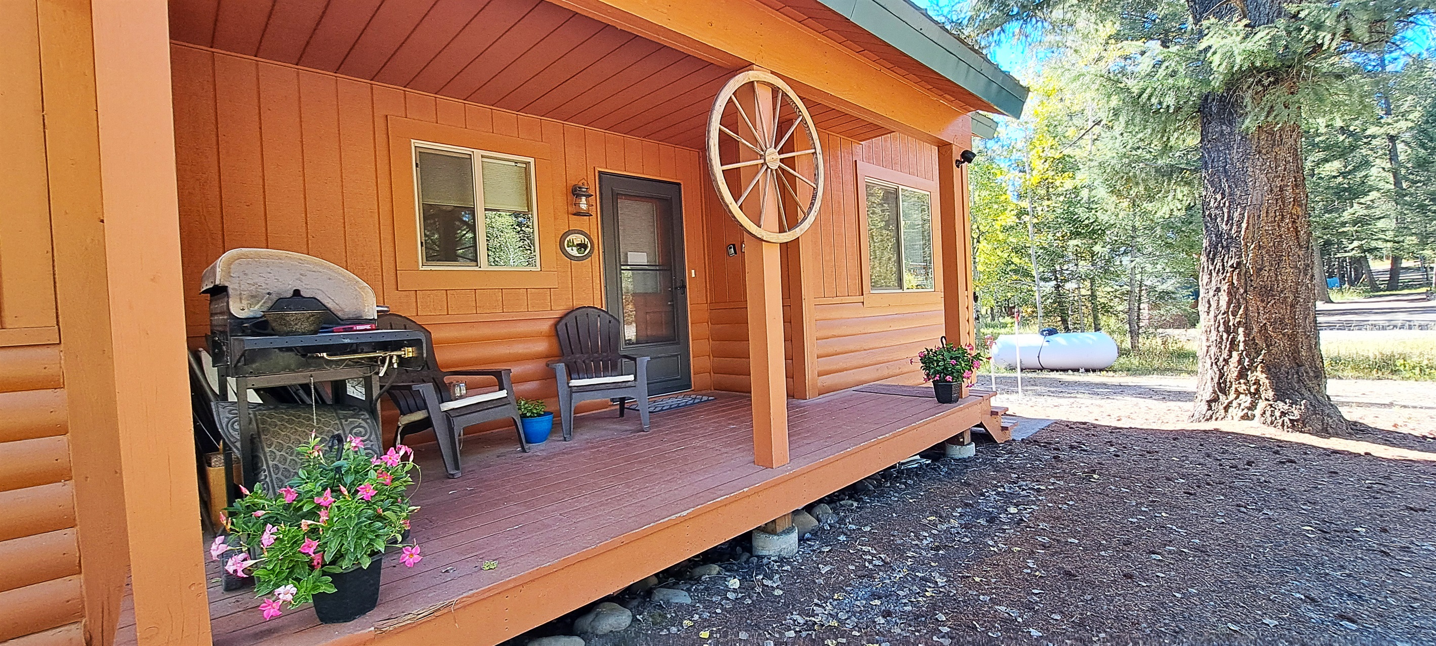 BBQ and front porch
