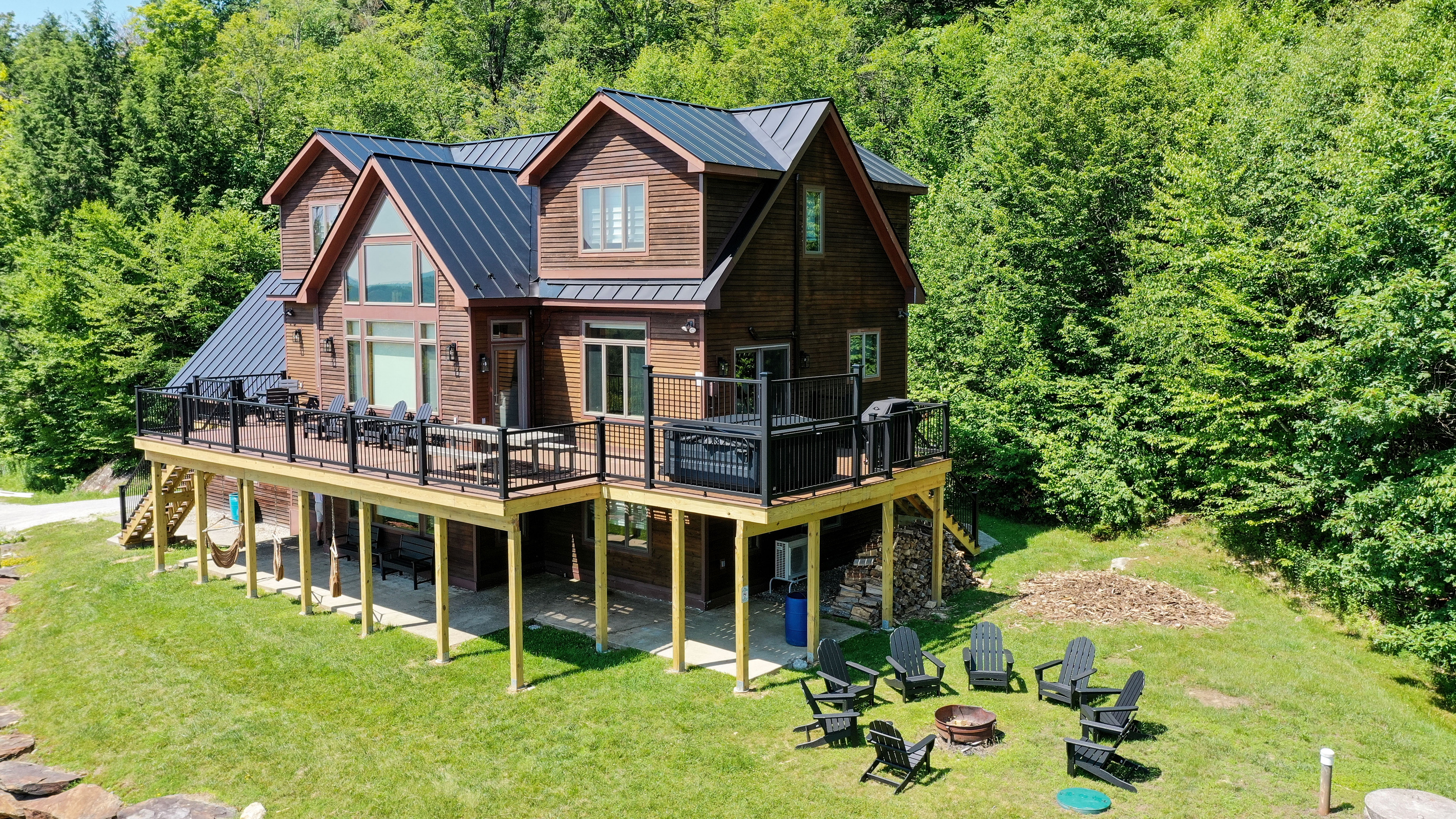 Another view of the whole home from outside