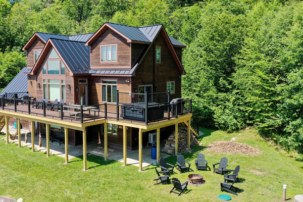 Another view of the whole home from outside