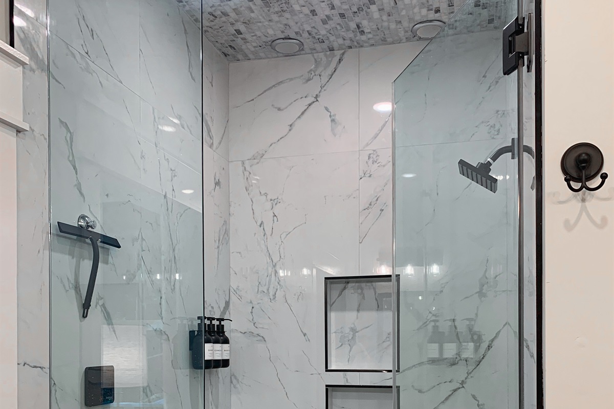 Steam Shower - Primary bathroom 