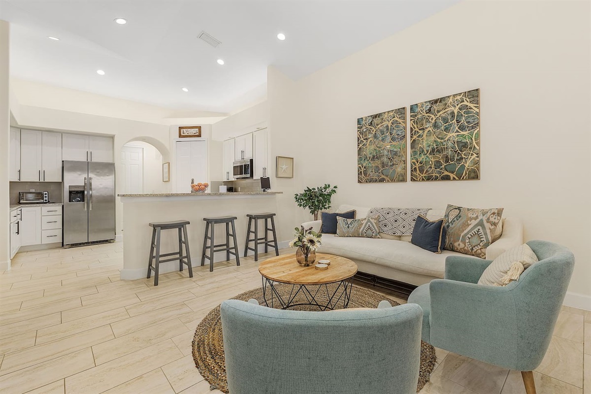 Unwind in the cozy family room, designed for relaxation!