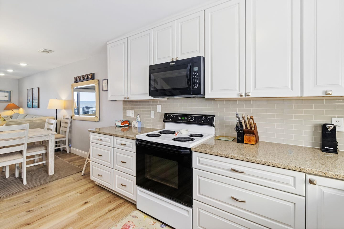 Find the drawer you need the first time &mdash; the kitchen is laid out for real cooking, not just reheating.
