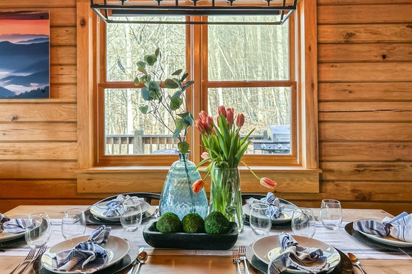 Just imagine your group eating a great meal right here.