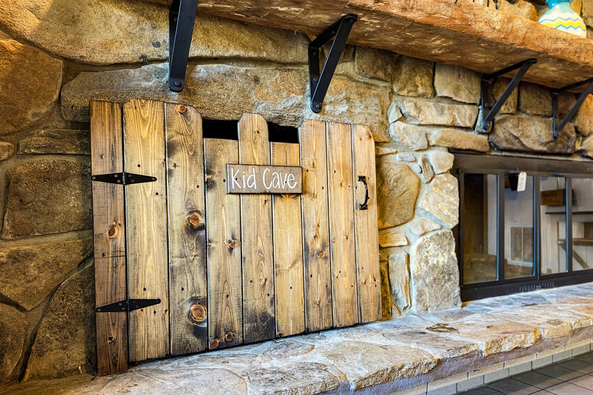 The ever so popular Kid Cave at the Hive Lodge