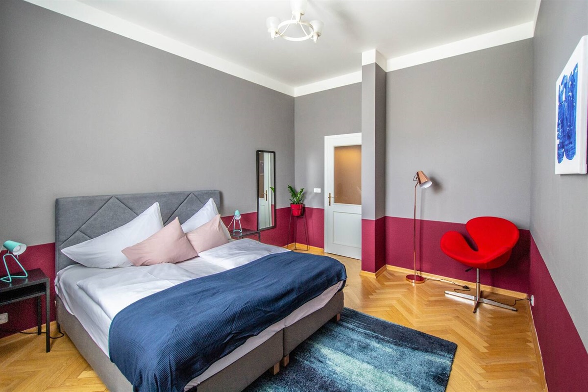 In our bedrooms you will find large 180cm spring box beds with heads to make your sleep comfortable.