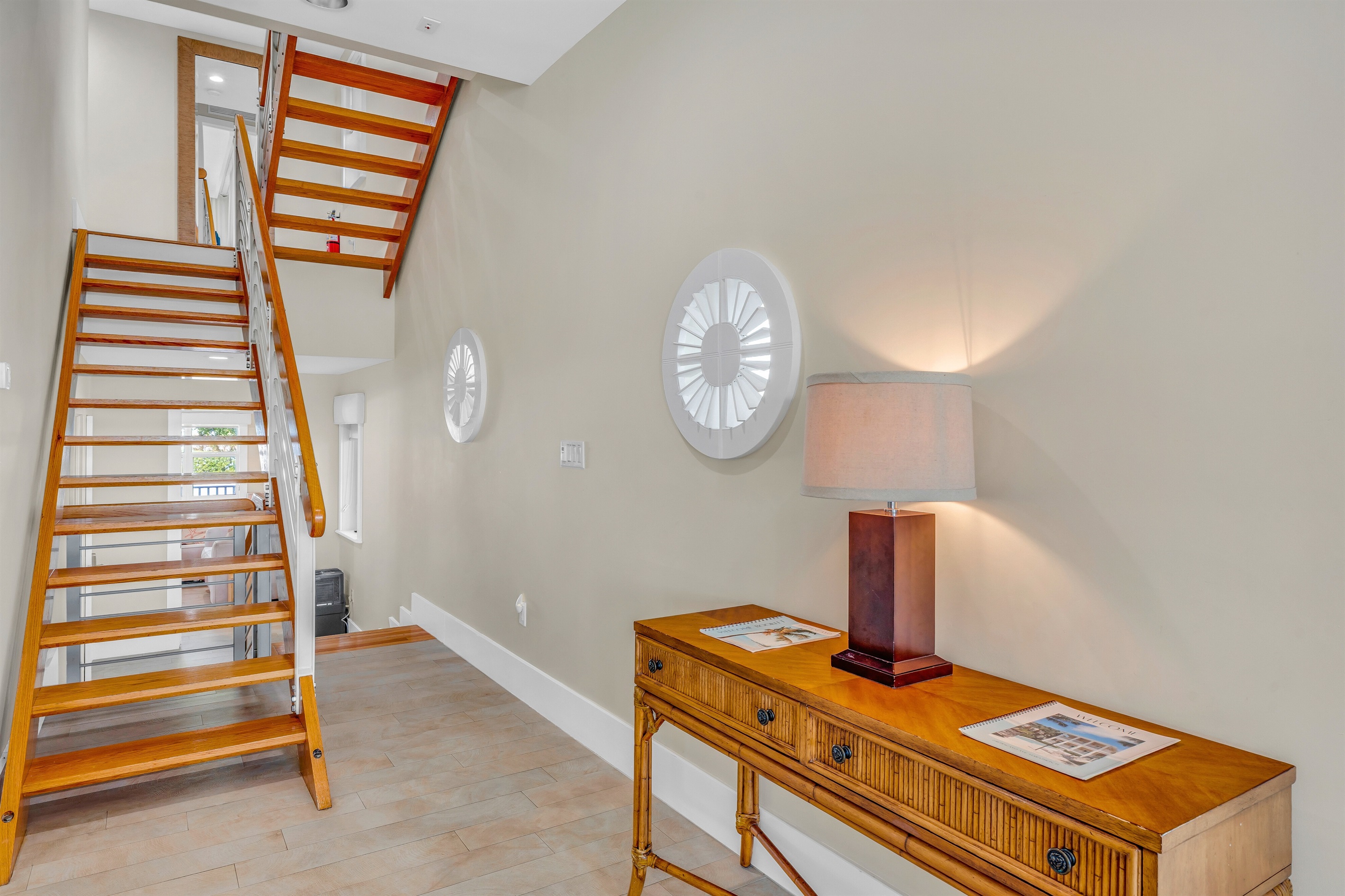 Let's head up the stairs and down the hall for two more bedrooms.