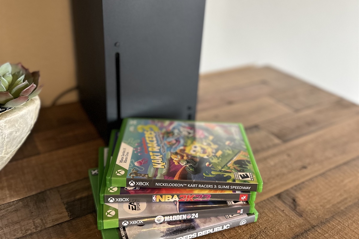 Xbox in lower living area
