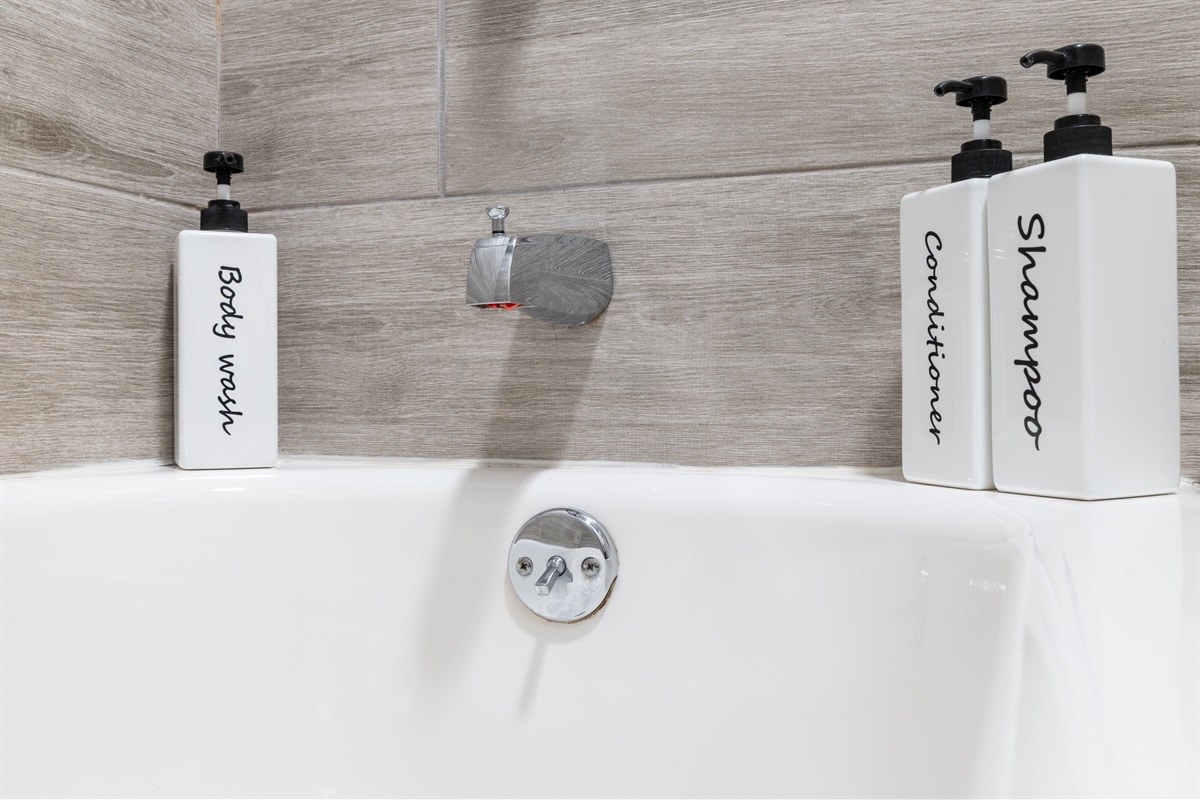 Shampoo & Body Wash Provided